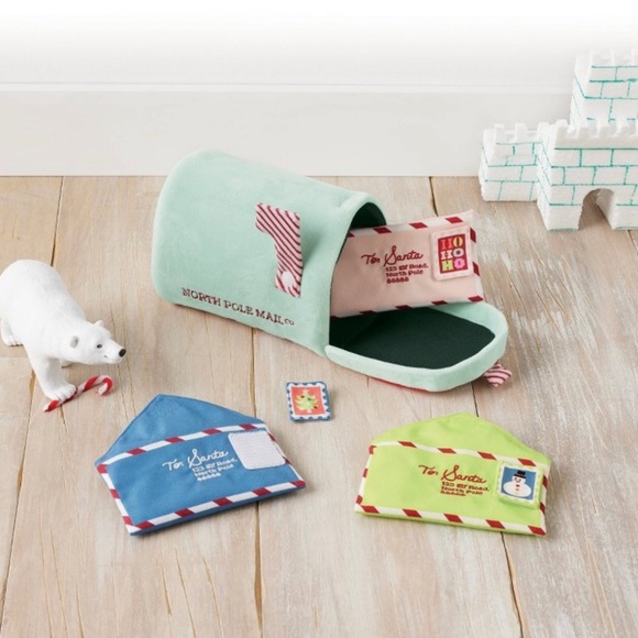 Christmas Letters to Santa Mailbox Plush Play Set 7pc - Pillowfort - Picture 2 of 16